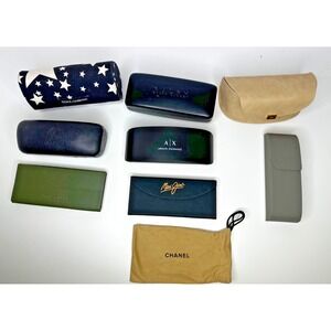 Dolce Longchamp Chole Maui Jim Chanel Armani Harris sunglass case Lot 9
